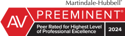Martindale-Hubbell, Peer Rated, For Ethical Standards and Legal Ability
